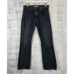 Levi’s 527 Slim Bootcut Jeans Men’s 32x32 Whiskered Med Stoned Wash Blue Denim